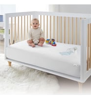 Home%100 Pamuklu, Sıvı Geçirmez Bebek Alezi,Bebek Alez Yatak Koruyucu, Çocuk Yatak Koruyucu Alezi,Park Beşik Yatak Alezi,Park Beşik Yatak Koruyucu (70x130)