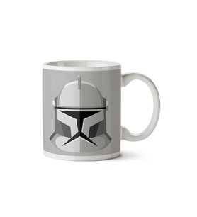 Star Wars Clone Trooper Phase 1 Episode II Attack of the Clones İki Tarafı Baskılı Kupa Bardak
