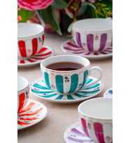 Acar Marlowe Karışık 6 Kişilik Çay-Nescafe Fincanı Takımı SYT-06069