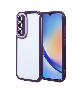 Samsung Galaxy A34 Uyumlu Kılıf Kamera Korumalı Renkli Kenar ve Çerçeve Tasarımlı Zore Vitamin Kapak