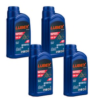 Lubex Rapidus 15W-40 1 Lt 4 Zamanlı Motosiklet Yağı (4 Adet)