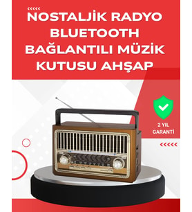 Mey İthalat® Usb Hafıza Kart Girişli Radyo Hoparlör