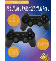 2li Ps3 Kablosuz Analog Oyun Kolu Dualshock Oyuncu Konsol Wireless Joystick Double Kumanda