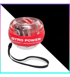 Autostart Çantalı Multilight Powerball Bilek Egzersiz Topu Kırmızı