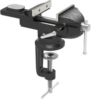Steiner Alman 60 Mm Dönerli Örslü Özel Alaşımlı Paslanmaz Dövme Çelik Mini Masa Ve Tezgah Mengenesi