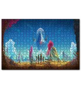 Cakapuzzle No Man's Sky Panoramik İllüstrasyon  Puzzle Yapboz MDF (Ahşap) (120 Parça)