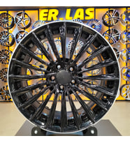 2 Adet KM-D989 9,5*19 5*112 ET48 66,6 BLACK/LD JANT (Takım)