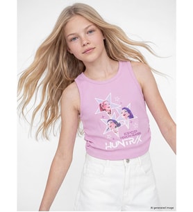 LCW Kids Lila K-pop Demon Hunters Kız Çocuk Atlet