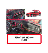 PEUGEOT 205 (1983-1998) 3d Torpido Koruma Kılıfı - Koruyucu Halı Kaplama