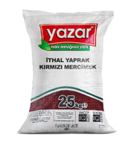 Yazar İthal Kırmızı Yaprak Mercimek 25 Kg.