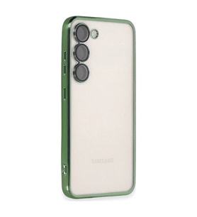 Samsung Galaxy S24 Kılıf Razer Lensli Silikon - Yeşil