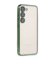 Samsung Galaxy S24 Kılıf Razer Lensli Silikon - Yeşil