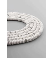 Havlit Doğal Taş Parlak Rondela Kesim 6x2mm Dizi [AA]