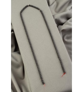 Hematit Doğal Taş Mat Gri Küp Kesim 3x3mm Dizi [AA]