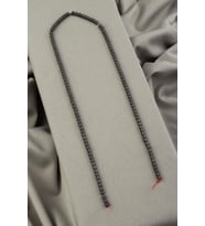Hematit Doğal Taş Mat Gri Küp Kesim 3x3mm Dizi [AA]