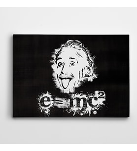 Einstein Emc2 Kanvas Tablo