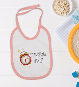 BK Kids Pembe Bebek Mama Önlüğü - Model 85