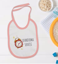 BK Kids Pembe Bebek Mama Önlüğü - Model 85