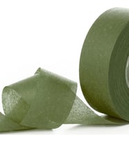 Jütburada Yeşil Kurdale Şerit (Nonwoven Tela Kumaş 2.5 cm) 220 Metre