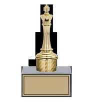 ODAK KUPA - Figürlü Kupalar - Satranç Figürlü Kupalar FG-001 B - 17 cm