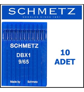 FDM Schmetz Dbx1 Suk Düz Makinesi İğnesi 9/65 Numara