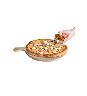 Ahşap Pizza Bazlama Tabağı Sunum Tahtası Vip Pizza Altlığı 35x45