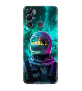 Tecno Pova Neo Kılıf Resimli Desenli Silikon Platinium Series Space 1814