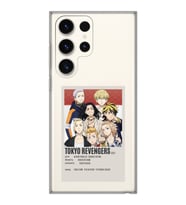 Samsung Galaxy S23 ULTRA Uyumlu Tokyo Revengers Poster Tasarımlı Şeffaf Telefon Kılıfı