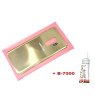 Tkgz Samsung Galaxy S9 PLUS Arka Pil Batarya Kapağı (CAM+B-7000) GOLD