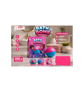 Banyo Topu Banyoda Köpüren Renkli Banyo Topu Oyuncak Banyo Topu 200 Gr 1 Adet