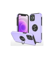 iPhone 12 Mini Kılıf Elit Yüzüklü Kapak - Mor