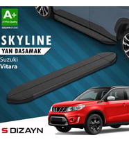 S-Dizayn Suzuki Vitara 4 Skyline Siyah Yan Basamak 163 Cm 2015 Üzeri A+ Kalite
