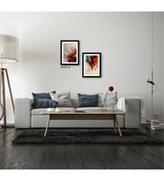 Çerçeveli Doku Efektli Tablo Seti 65x65 cm