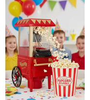 5 Dakikada Popcorn Hazırlayan Yağsız Patlatma Makinesi