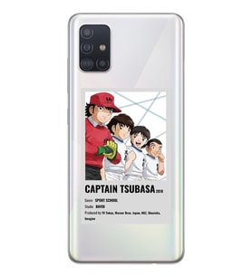 Samsung Galaxy A71 Uyumlu Tsubasa Poster Tasarımlı Şeffaf Telefon Kılıfı