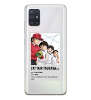 Samsung Galaxy A71 Uyumlu Tsubasa Poster Tasarımlı Şeffaf Telefon Kılıfı
