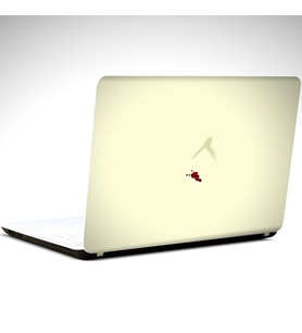 Katil Minimal Laptop Sticker 10 İnch (25X19CM)