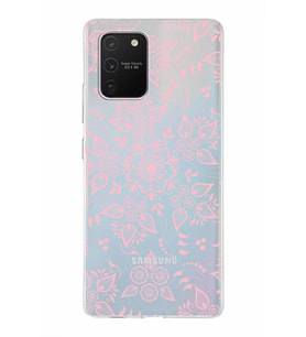Samsung Galaxy S10 Lite  Kapak Nostalji Desen Tasarımlı Şeffaf Silikon Kılıf