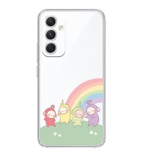 Samsung Galaxy A05S Uyumlu Teletubbies Desenli Şeffaf Telefon Kılıfı