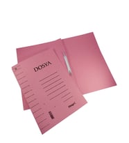 Tam Kapak Pembe Dosya - 6 adet