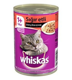 Whiskas Sığır Etli Kedi Konservesi 400 gr