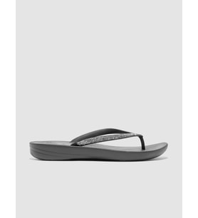 FitFLop FitFlop IQUSHION SPARKLE R08 Siyah Kadın Parmak Arası Terlik