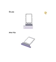Uyumlu Samsung Z Flip 3 Sim İç Yuvası Tekli Mor Sim yuvası sim tepsisi sim aparatı yeni sim yuvası tekli sim tepsisi sim çekmecesi