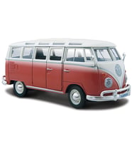 Maisto 1/25 Volkswagen Van Samba Model Araba Kırmızı