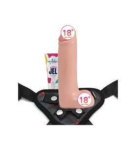 Dildo Series Cooper Pürüzssüz Cilt Strapon Dildo 29 cm