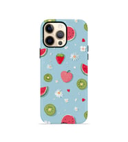 iPhone 12 Pro Vorian Çift Katmanlı MagSafe Kılıf Fruit Confetti Sky