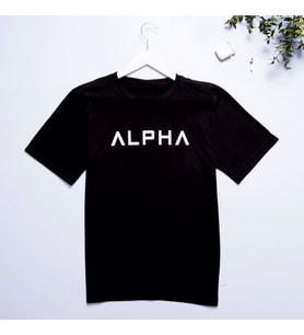 Alpha Yazılı T-Shirt TSH054/D-4