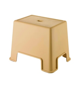 Çelik Ayna Lüx Banyo Taburesi Çok Amaçlı Tabure Açık Kahve-480