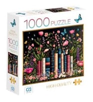 Çiçekler Ve Kitaplar Puzzle 1000