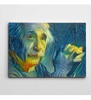 Einstein Modern Sanat Kanvas Tablo